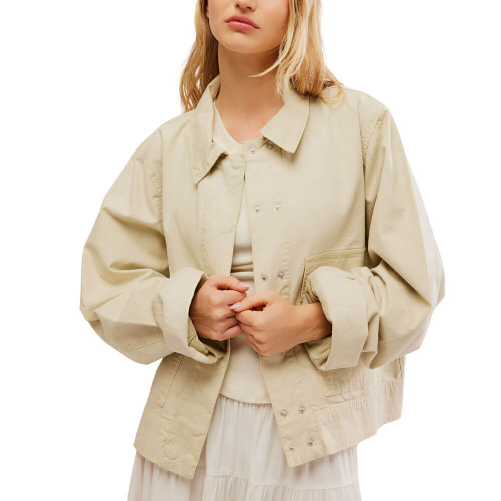Free People We The Free Suzy Linen Jacket
